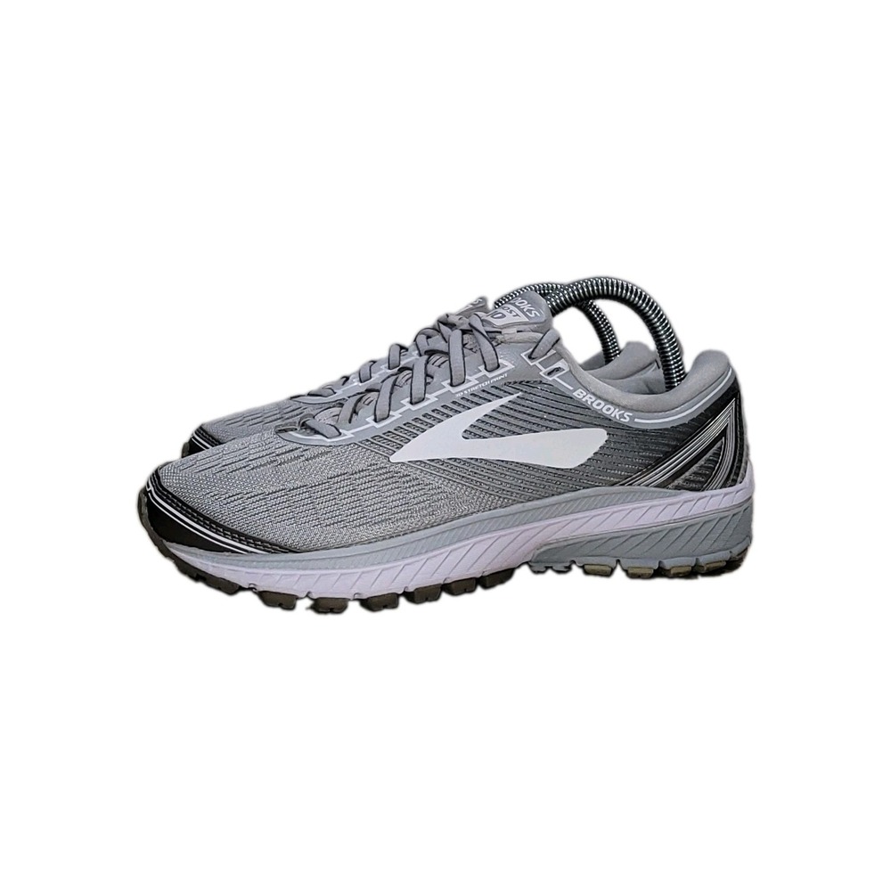 Brooks Ghost 10 Women's Size 7.5 B Running Shoes Silver White Running Shoes - Picture 2 of 12